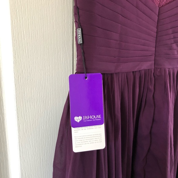 Gorgeous JJ’s House Grape Prom Dress - Picture 7 of 11